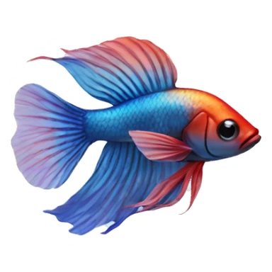 beta fish sticker