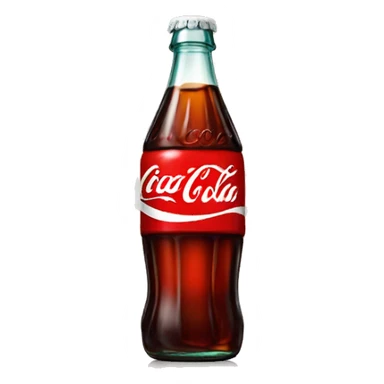 A bottle of coca cola sticker