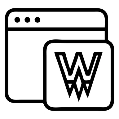 icon for browser extension called WordSpike, macOS style, vivid details, modern, clean, sharpness or spike, suitable for app icon sticker