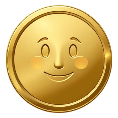 gold coin sticker