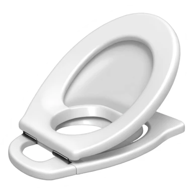 Baby toilet seat without a lid  sticker
