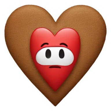 heart with M letter sticker