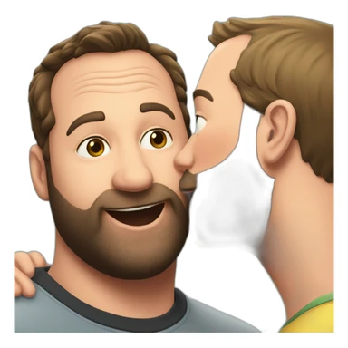 tom segura kissing bert kreischer sticker
