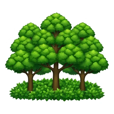 In our hometown, there’s plenty of trees sticker