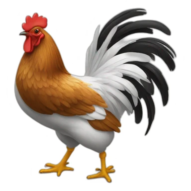 Poule qui danse sticker