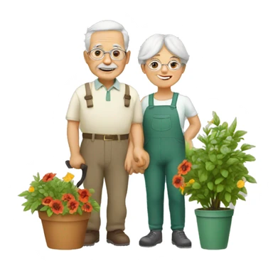 grandparents are gardener sticker