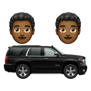 Black chevy tahoe sticker