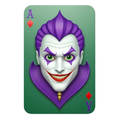 joker's calling card sticker