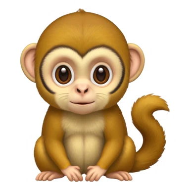Squirrel monkey sticker