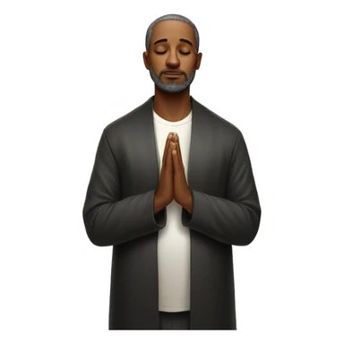 man prays orthodox  sticker