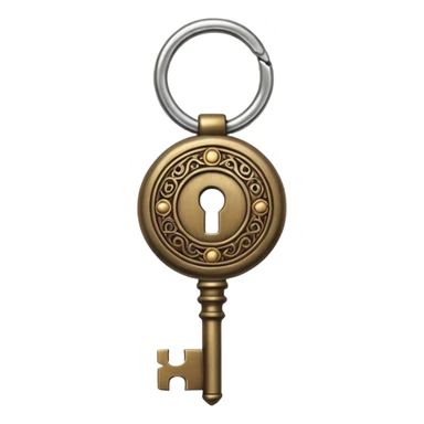 Dungeon key ring sticker