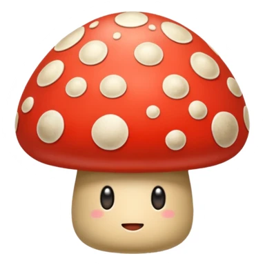 mushroom fired sticker