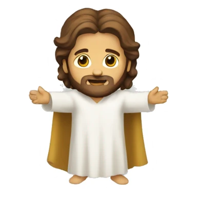 Cristo abrazando sticker