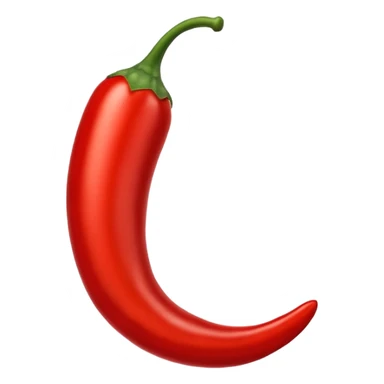 un piment rouge allongé sticker