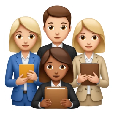 HR works: administrative, people, collaboration sticker