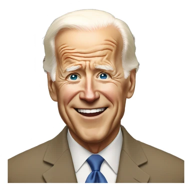 Biden qui rit sticker