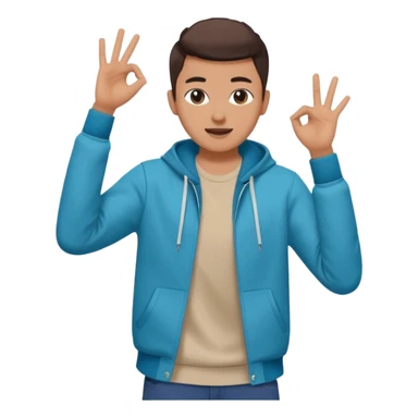 tiktok dance half body sticker