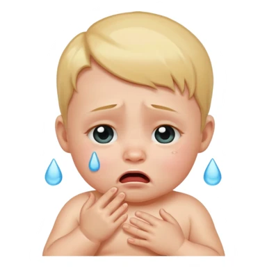 Bébé qui pleure sticker