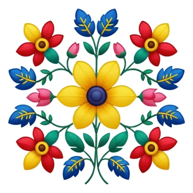 Ukrainian embroidered pattern  sticker