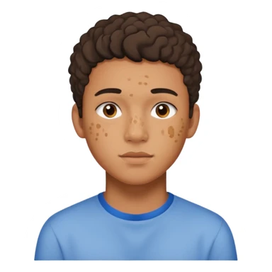 Eden 
homme trans métis
19 ans
 Étudiant en art
acné,

 sticker