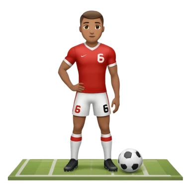 A football player with number 66, stand near a corner kick sticker