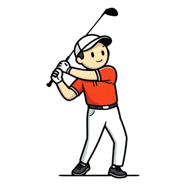 Golf sticker