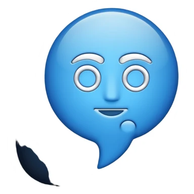 male gender symbol blue color emoji style suitable for Discord role icon sticker