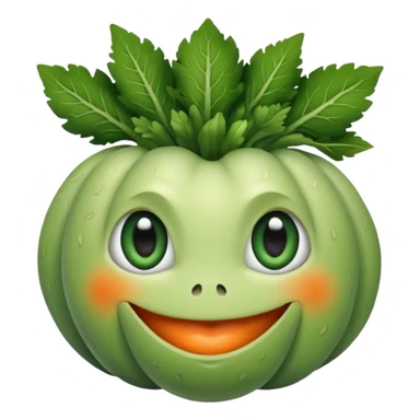 Grogu qui mange des carottes sticker