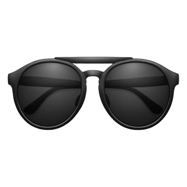 sunglasses with dark reflective lenses sticker