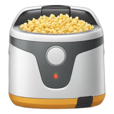 robot vacuum cleaner popcorn sticker