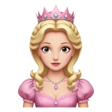 Glinda from Wicked movie, pink sticker