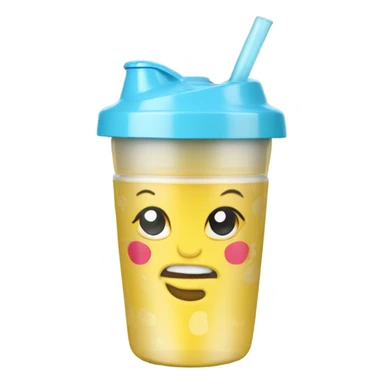 Sippy cup tumbler sticker