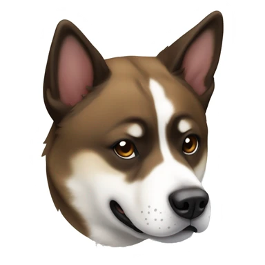 Brindle Japanese Akita inu sticker