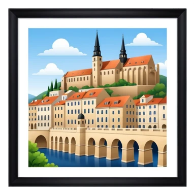 architectural heritage europe sticker