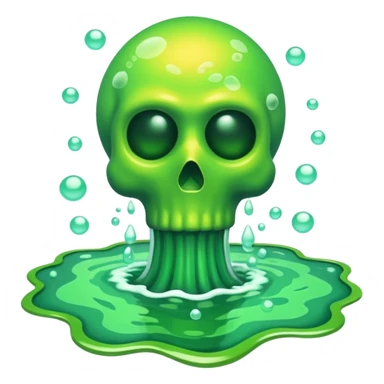 Radioactive lake of nuclear chemical waste sticker