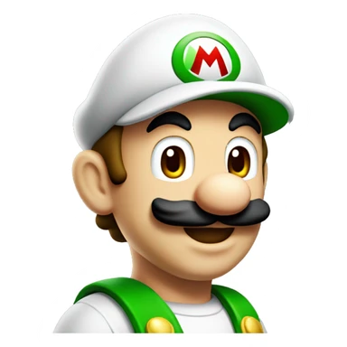 Luigi from mario bros sticker
