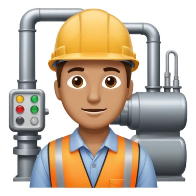 overhead shot of guy working in factory sticker