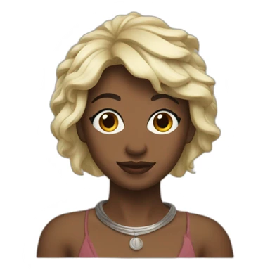 Cincilla white ebony sticker