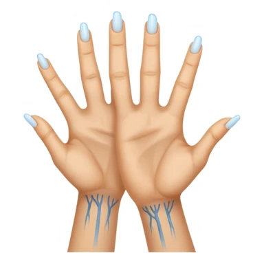 A person with there hands going up and down sticker