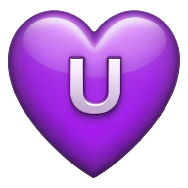 The Letter “j” inside a Purple Heart sticker