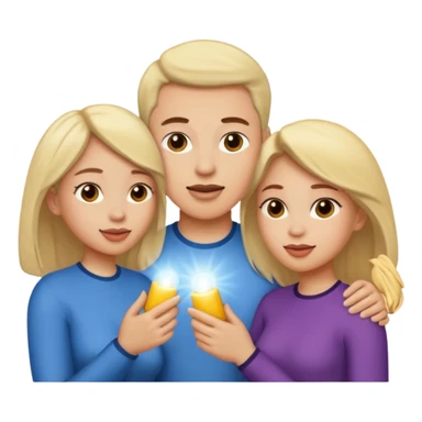 Female, male, female hard-core threesome  intimate sex with clear view of penis and vaginas sticker