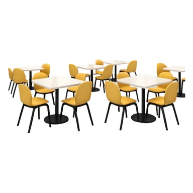 Corporate canteens as buildong sticker