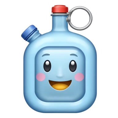 old water canteen sticker