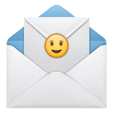 card with envelope sticker