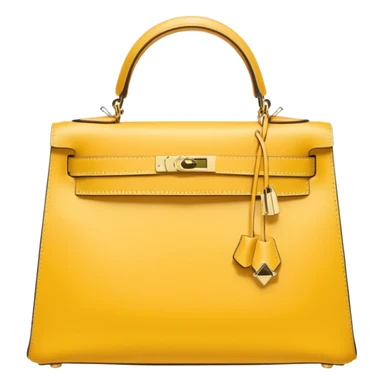 light yellow hermes kelly bag sticker