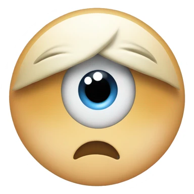 Eye roll with wink sticker