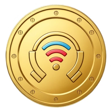 wifi money coin  sticker