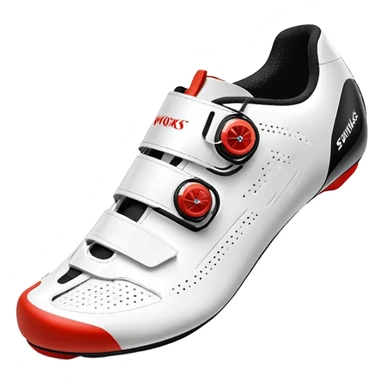 Wight color road cycling shoes looks like s-works torch, without any logo sticker