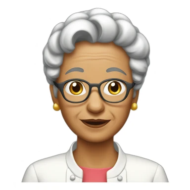 Mamie qui cuisine sticker