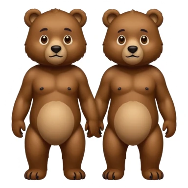 Bear couple sticker